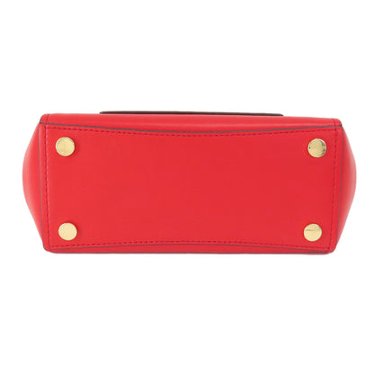 Michael Kors マイケルコース ロゴ 2WAY ハンドバッグ レザー レディース 中古