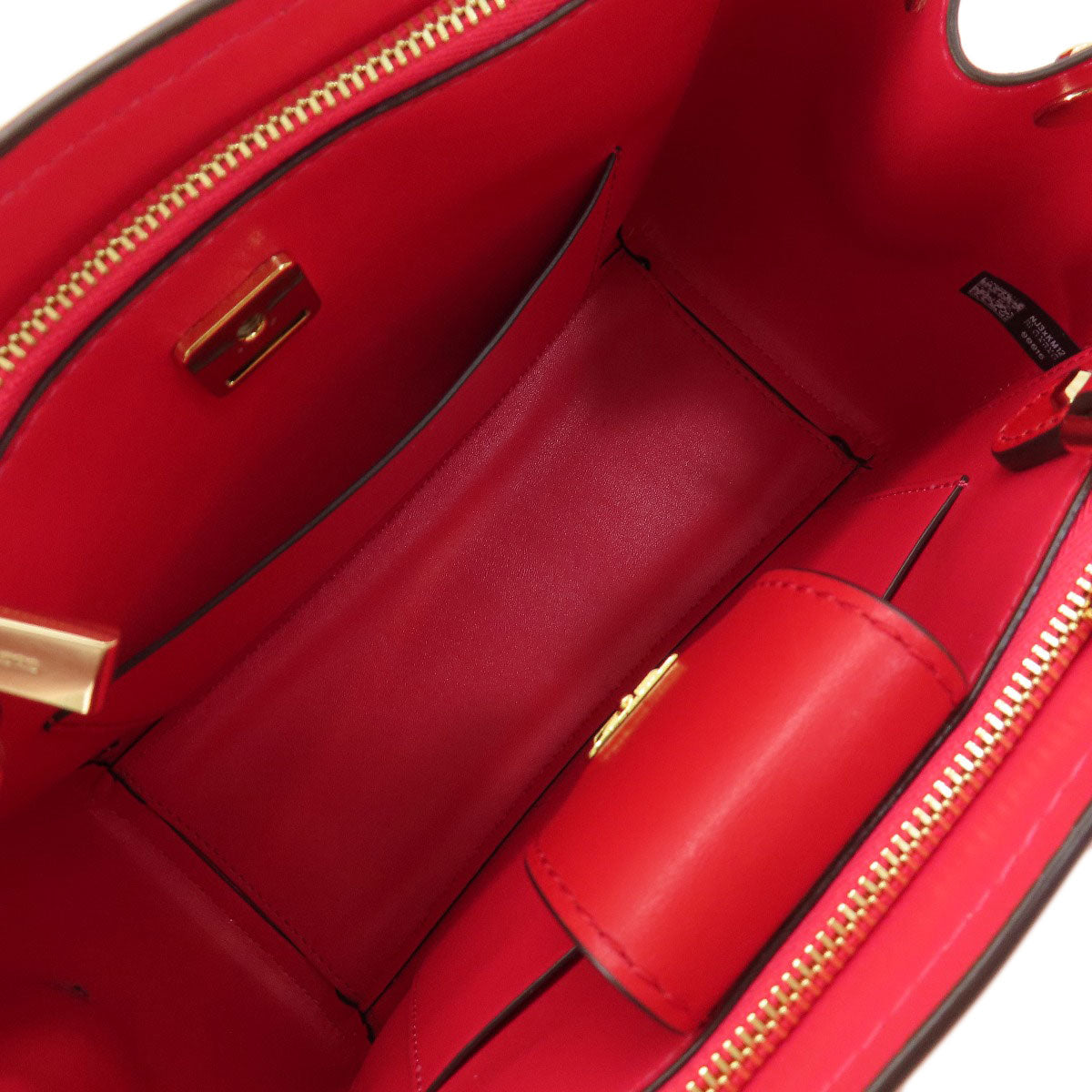 Michael Kors マイケルコース ロゴ 2WAY ハンドバッグ レザー レディース 中古
