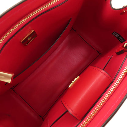 Michael Kors マイケルコース ロゴ 2WAY ハンドバッグ レザー レディース 中古
