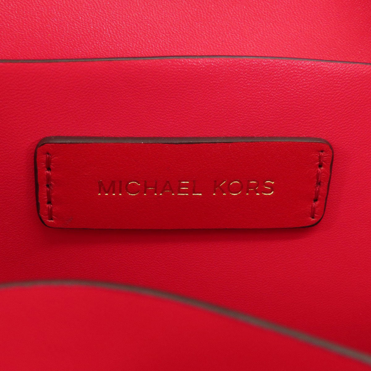 Michael Kors マイケルコース ロゴ 2WAY ハンドバッグ レザー レディース 中古
