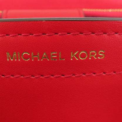 Michael Kors マイケルコース ロゴ 2WAY ハンドバッグ レザー レディース 中古