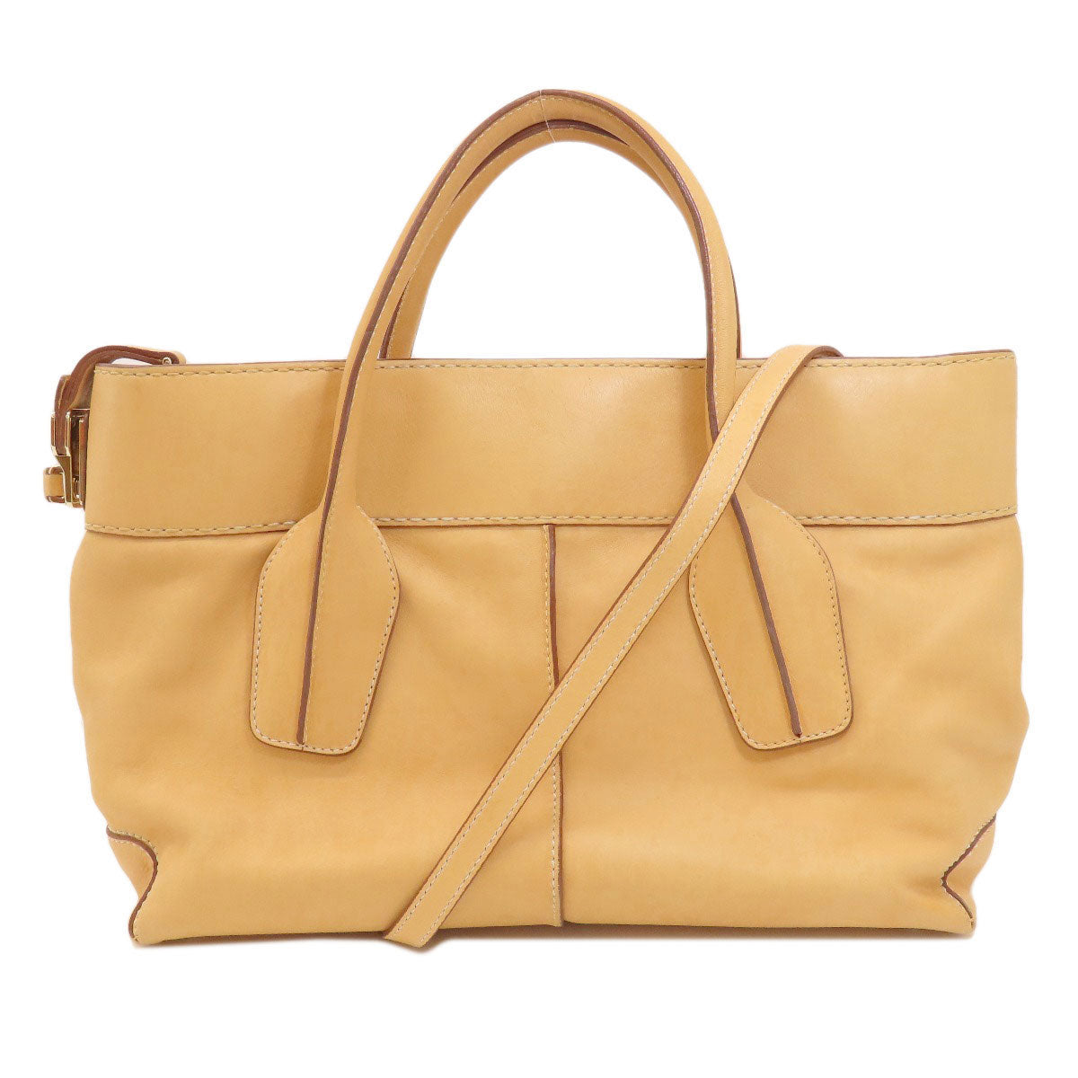 TODS トッズ 2WAY トートバッグ レザー レディース 中古