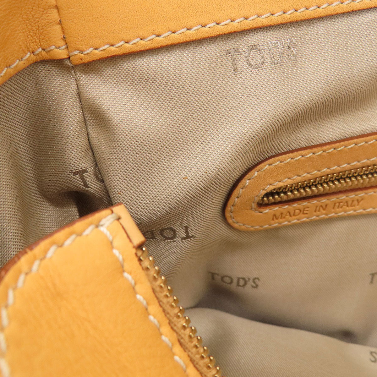 TODS トッズ 2WAY トートバッグ レザー レディース 中古