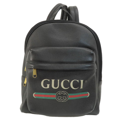 GUCCI グッチ 547834 ロゴプリント リュック・デイパック カーフ レディース 中古