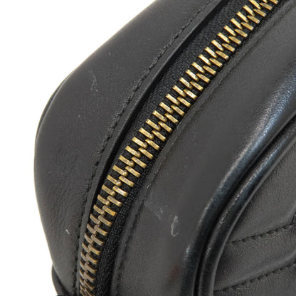 GUCCI グッチ 448065 GGマーモント ミニバッグ ショルダーバッグ カーフ レディース 中古
