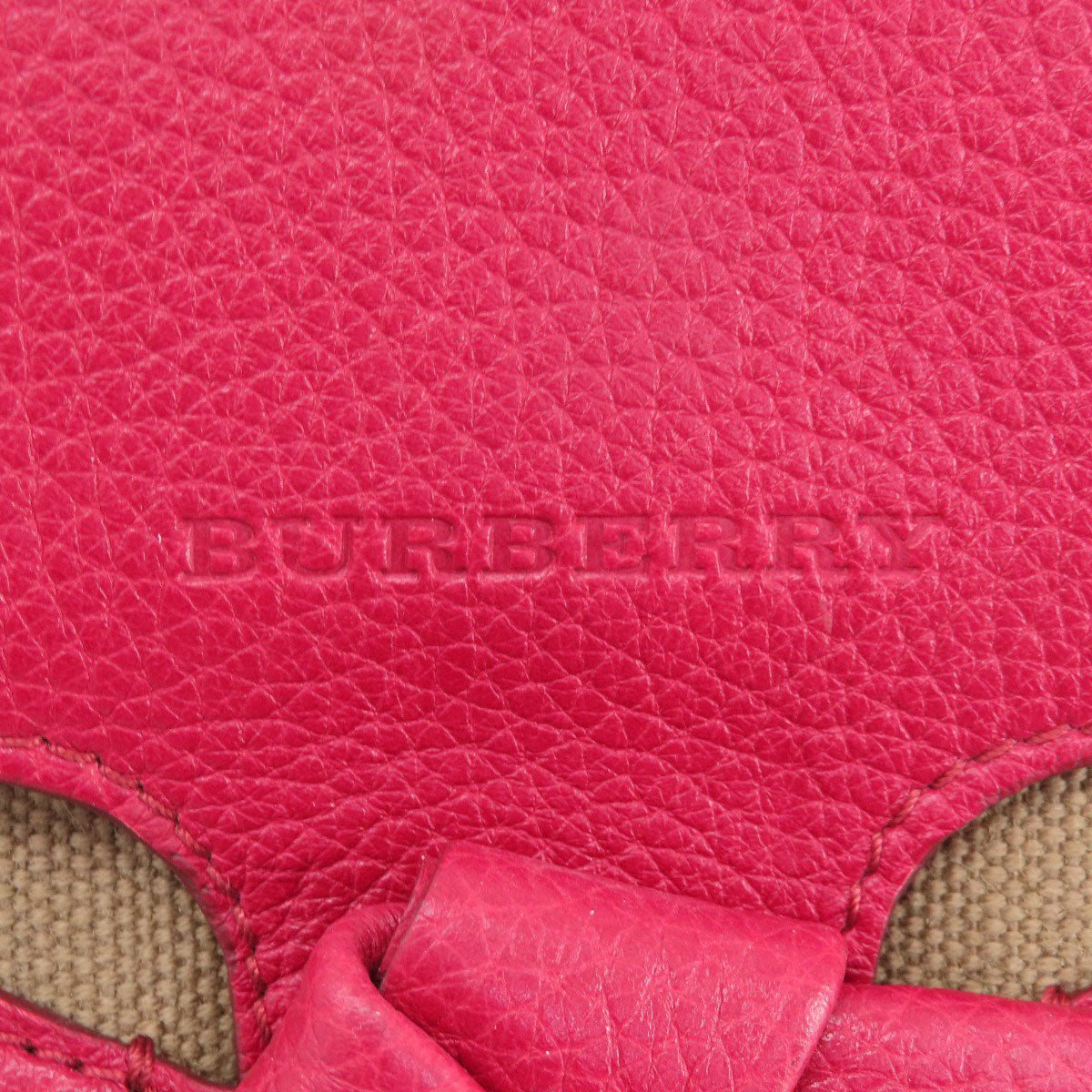 BURBERRY バーバリー ミニ クロスボディ ショルダーバッグ レザー レディース 中古