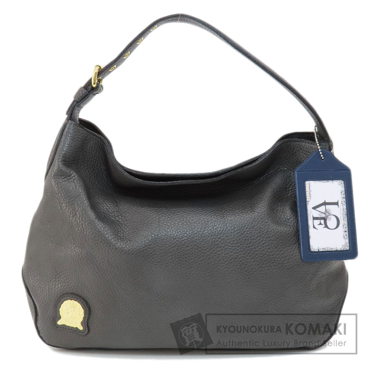 ADMJ エーディーエムジェイ ロゴ ワンショルダー ショルダーバッグ レザー レディース 中古