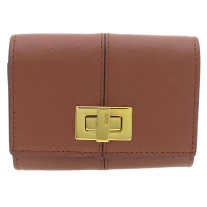 FENDI フェンディ ピーカブー カードケース カーフ レディース 中古