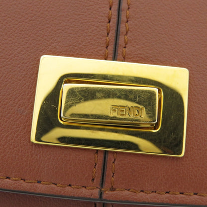 FENDI フェンディ ピーカブー カードケース カーフ レディース 中古
