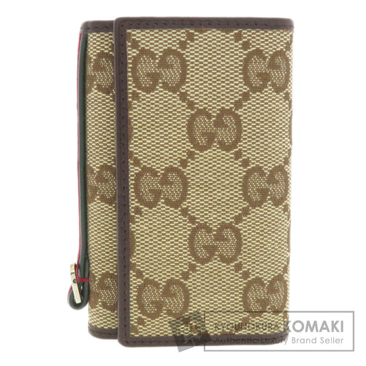 GUCCI グッチ 131928 GG キーケース キャンバス レディース 中古