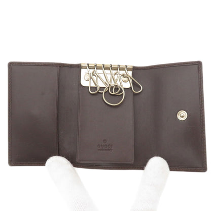 GUCCI グッチ 131928 GG キーケース キャンバス レディース 中古