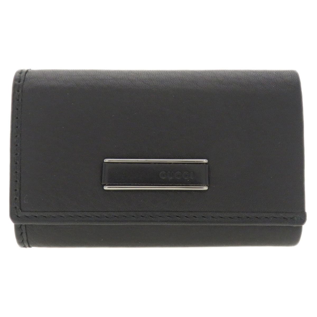 GUCCI グッチ 92749 ロゴモチーフ キーケース カーフ メンズ 中古