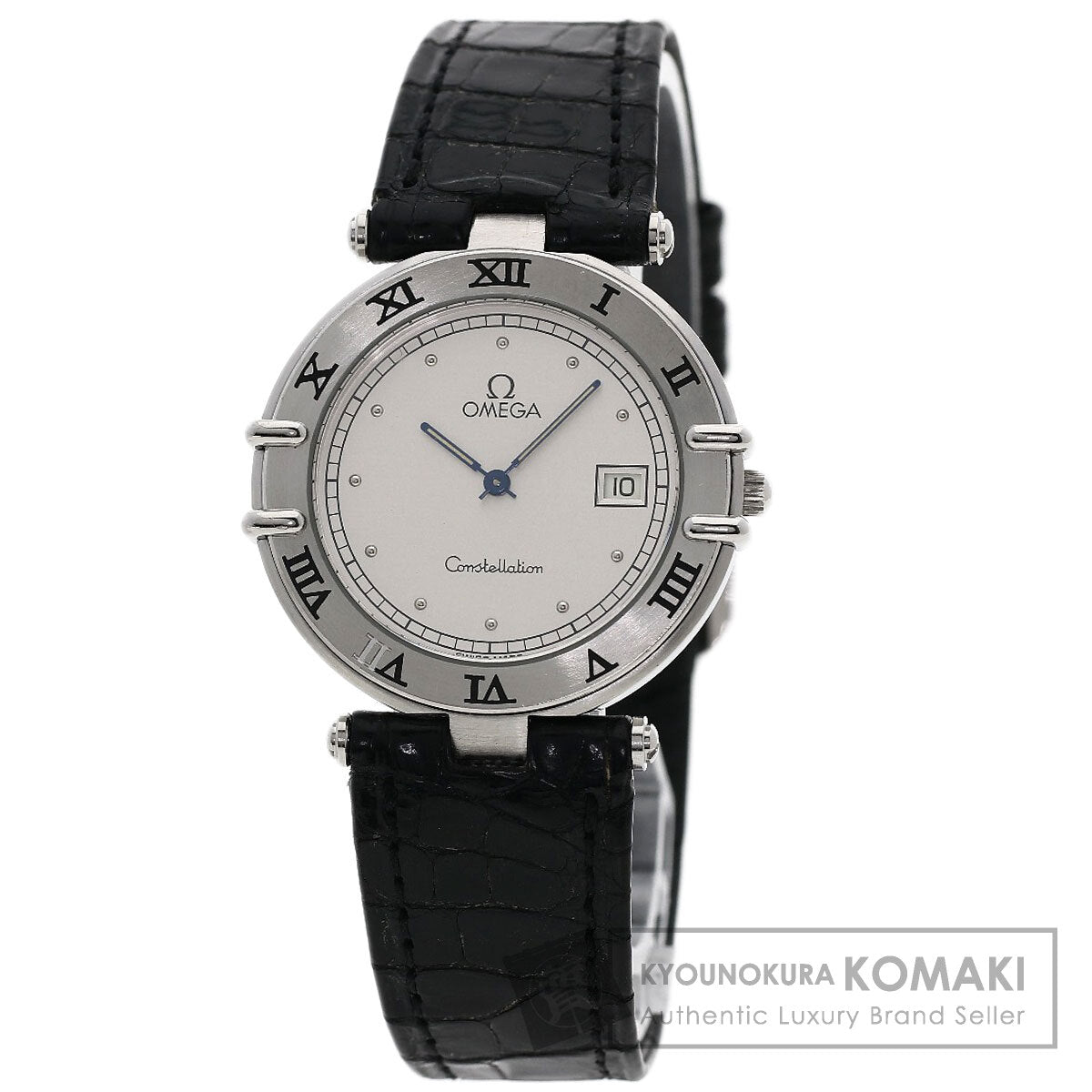 OMEGA オメガ コンステレーション フラットベゼル 腕時計 SS メンズ 中古
