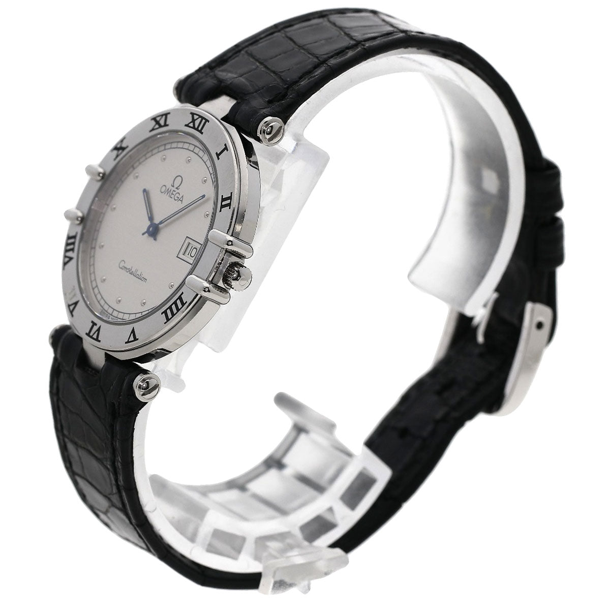 OMEGA オメガ コンステレーション フラットベゼル 腕時計 SS メンズ 中古