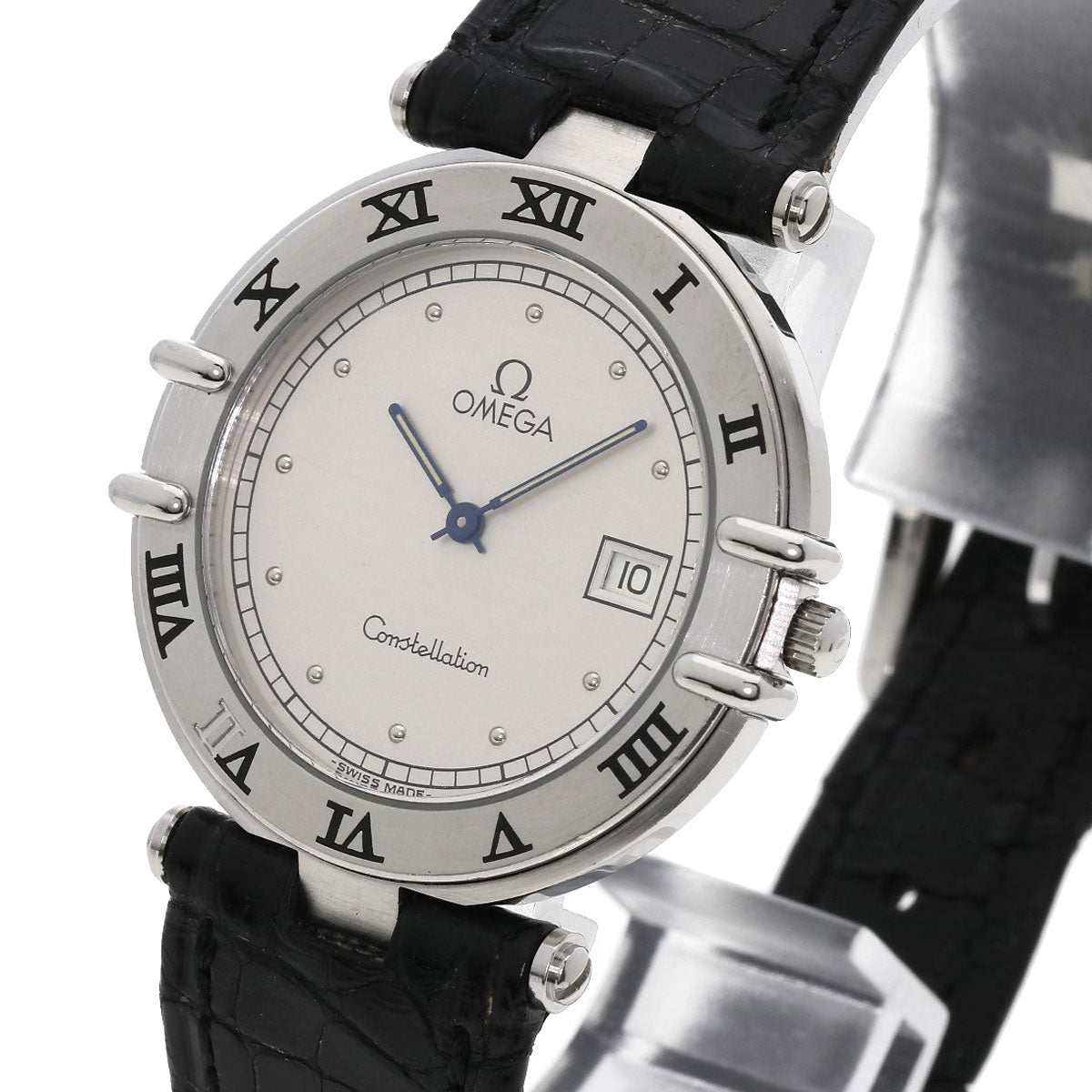 OMEGA オメガ コンステレーション フラットベゼル 腕時計 SS メンズ 中古