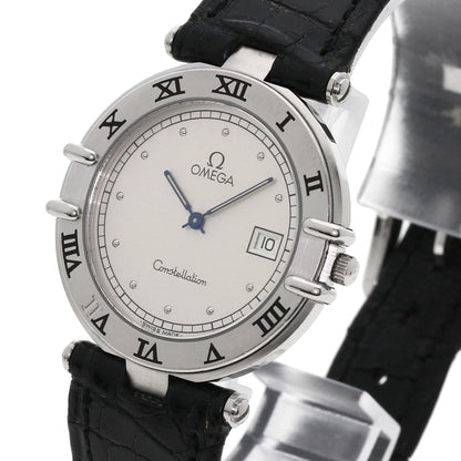 OMEGA オメガ コンステレーション フラットベゼル 腕時計 SS メンズ 中古