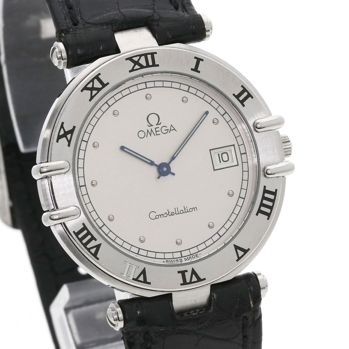 OMEGA オメガ コンステレーション フラットベゼル 腕時計 SS メンズ 中古