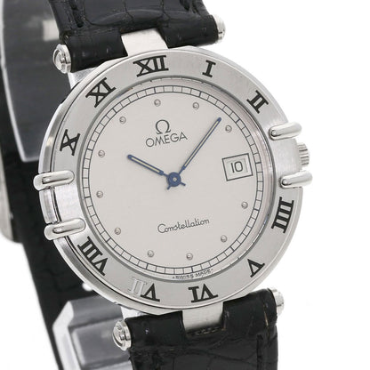 OMEGA オメガ コンステレーション フラットベゼル 腕時計 SS メンズ 中古