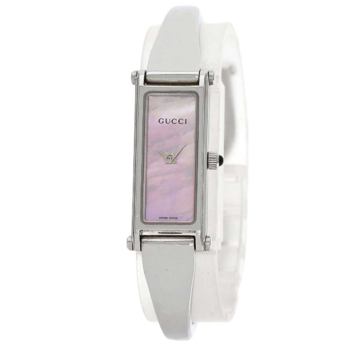 GUCCI グッチ 1500L スクエアフェイス 腕時計 SS レディース 中古