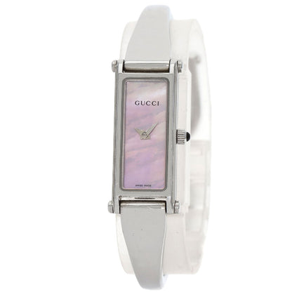 GUCCI グッチ 1500L スクエアフェイス 腕時計 SS レディース 中古