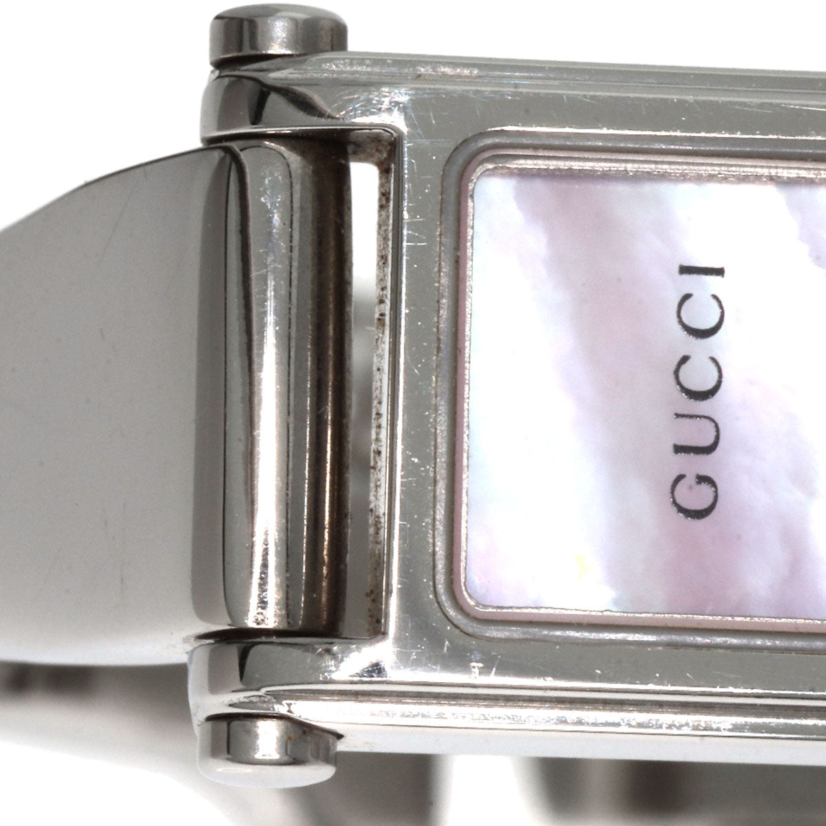 GUCCI グッチ 1500L スクエアフェイス 腕時計 SS レディース 中古