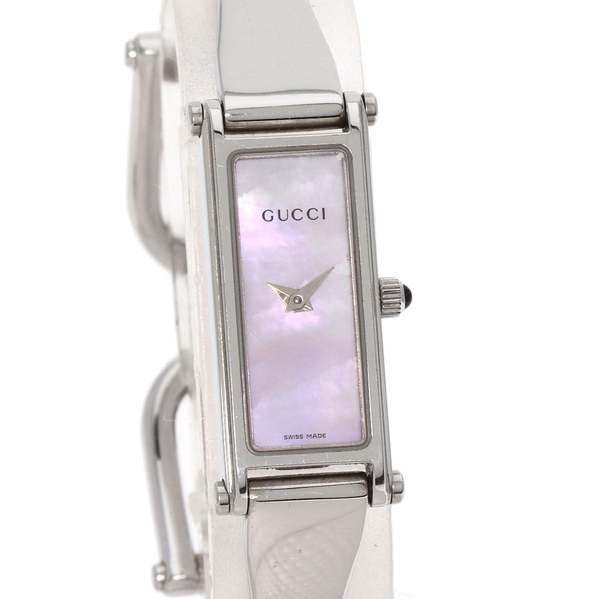 GUCCI グッチ 1500L スクエアフェイス 腕時計 SS レディース 中古