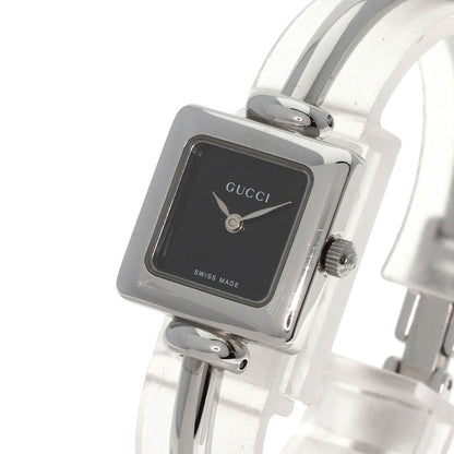 GUCCI グッチ 1900L スクエアフェイス 腕時計 SS レディース 中古