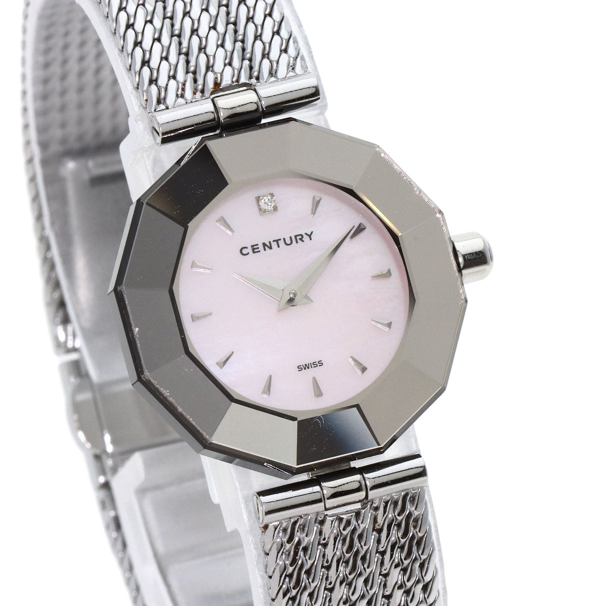 CENTURY センチュリー プライムタイム 腕時計 SS レディース 中古
