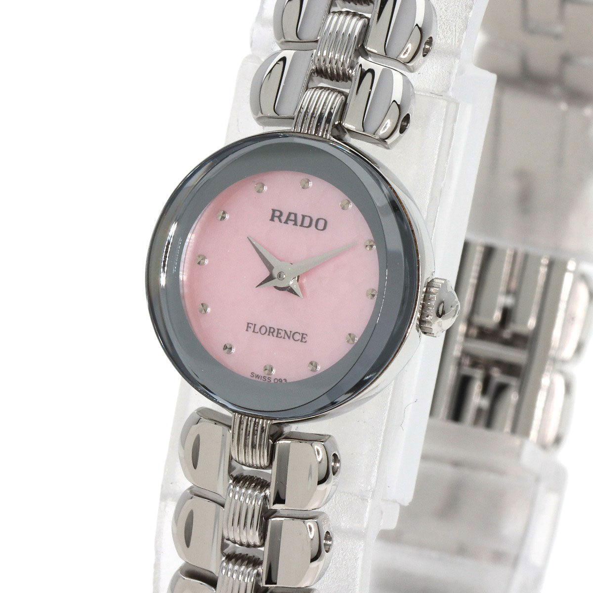 RADO ラドー 080.3765.4 フローレンス ピンクシェル 腕時計 SS レディース 中古