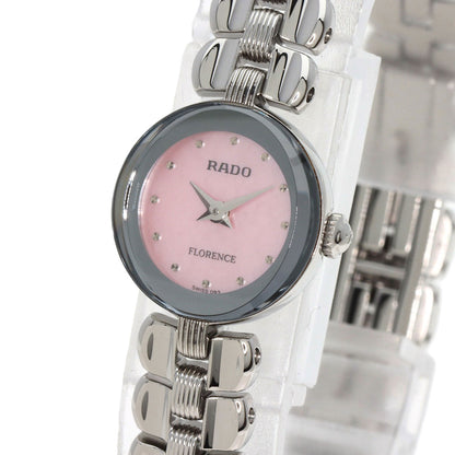 RADO ラドー 080.3765.4 フローレンス ピンクシェル 腕時計 SS レディース 中古