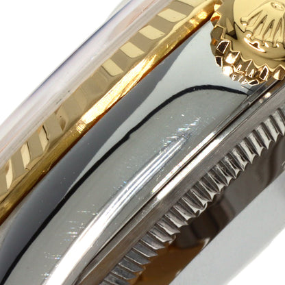 ROLEX ロレックス 16233G デイトジャスト 10P ダイヤモンド 腕時計 SS メンズ 中古