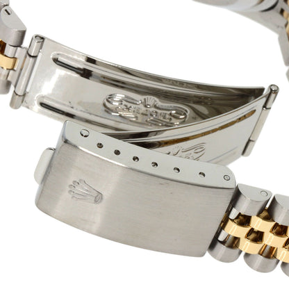 ROLEX ロレックス 16233G デイトジャスト 10P ダイヤモンド 腕時計 SS メンズ 中古