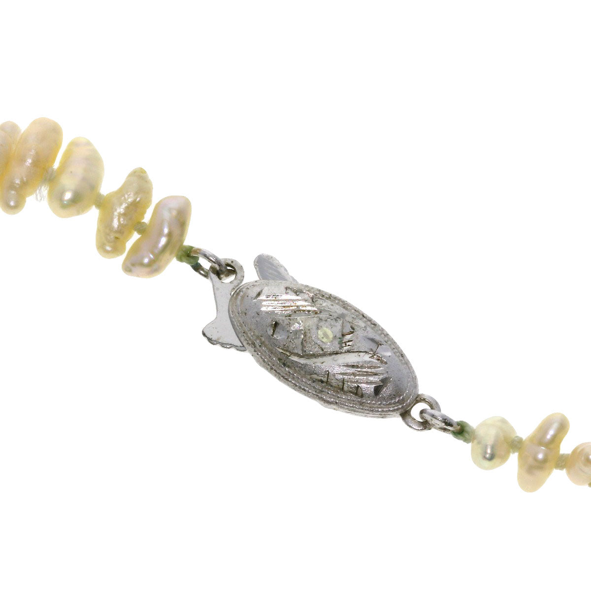 SELECT JEWELRY セレクトジュエリー 淡水パール 真珠 ネックレス SV レディース 中古