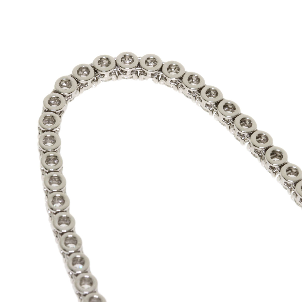 Gimel ギメル ダイヤモンド ネックレス PT950 レディース 中古