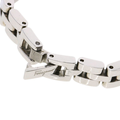 Salvatore Ferragamo サルヴァトーレフェラガモ ガンチーニ 12P ダイヤモンド 腕時計 SS レディース 中古