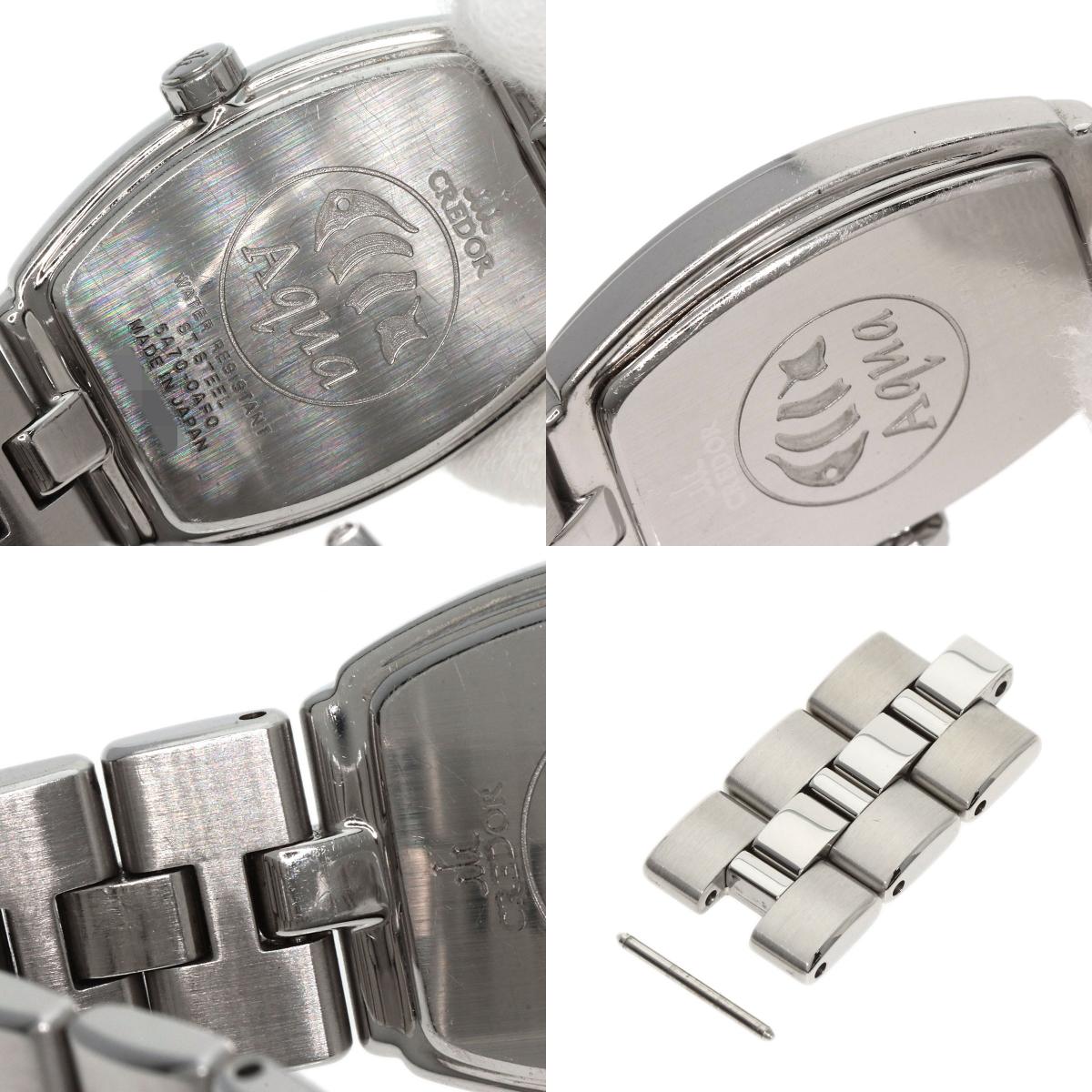 SEIKO セイコー GSWE961 クレドール シグノ ダイヤモンド 腕時計 SS レディース 中古