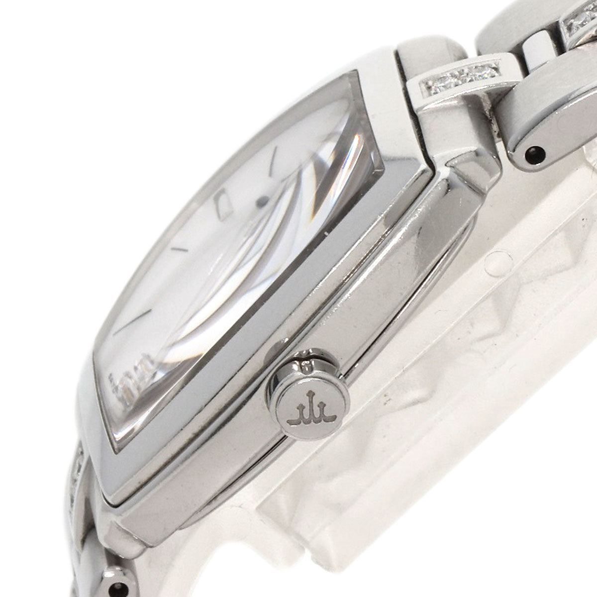 SEIKO セイコー GSWE961 クレドール シグノ ダイヤモンド 腕時計 SS レディース 中古