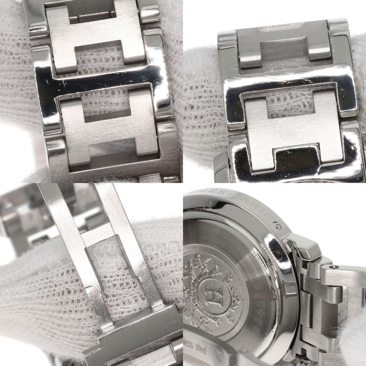 HERMES エルメス CL1.310 クリッパー クロノ 腕時計 SS レディース 中古