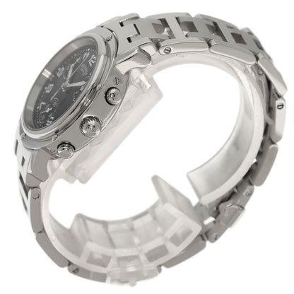 HERMES エルメス CL1.310 クリッパー クロノ 腕時計 SS レディース 中古