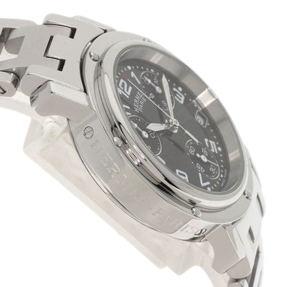 HERMES エルメス CL1.310 クリッパー クロノ 腕時計 SS レディース 中古