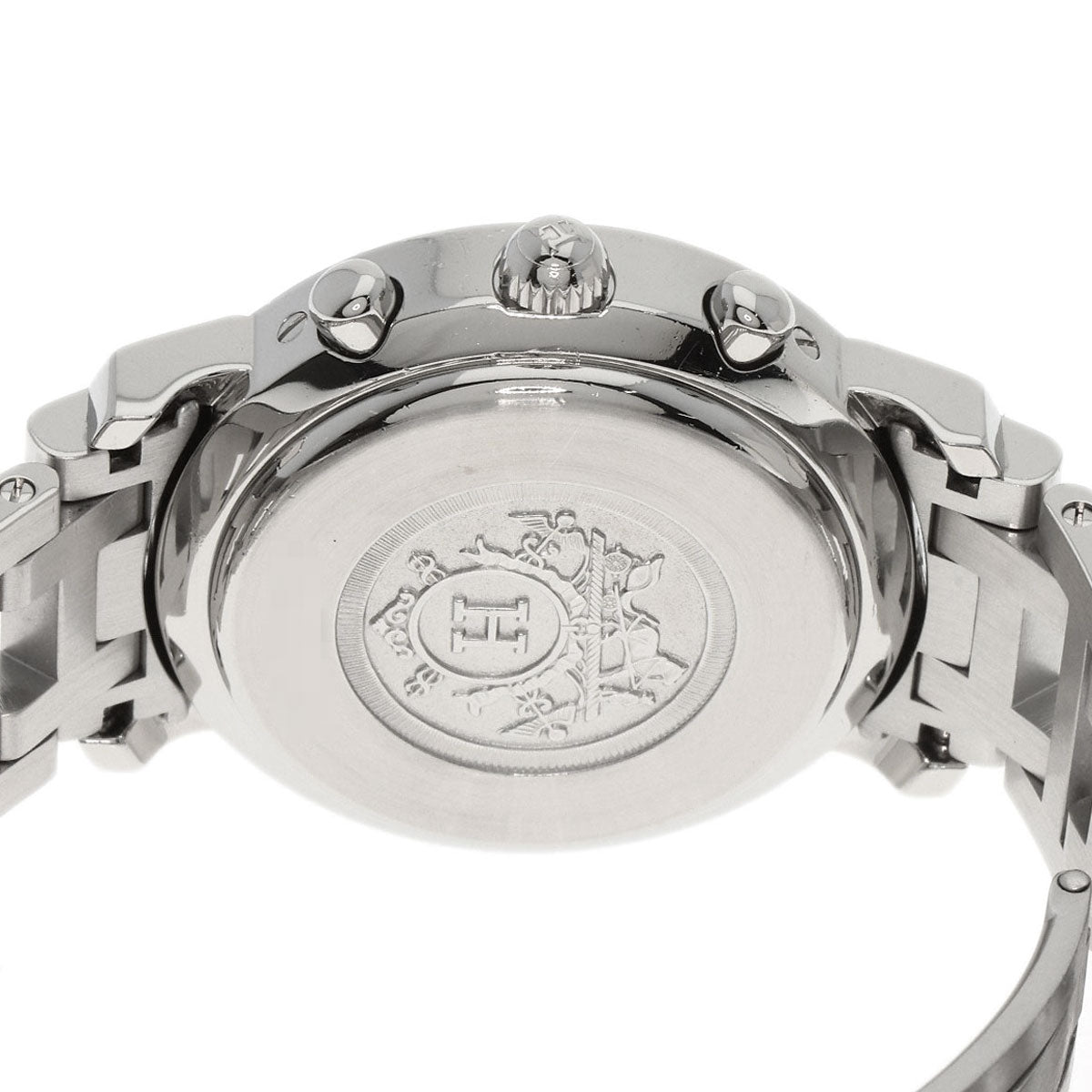 HERMES エルメス CL1.310 クリッパー クロノ 腕時計 SS レディース 中古