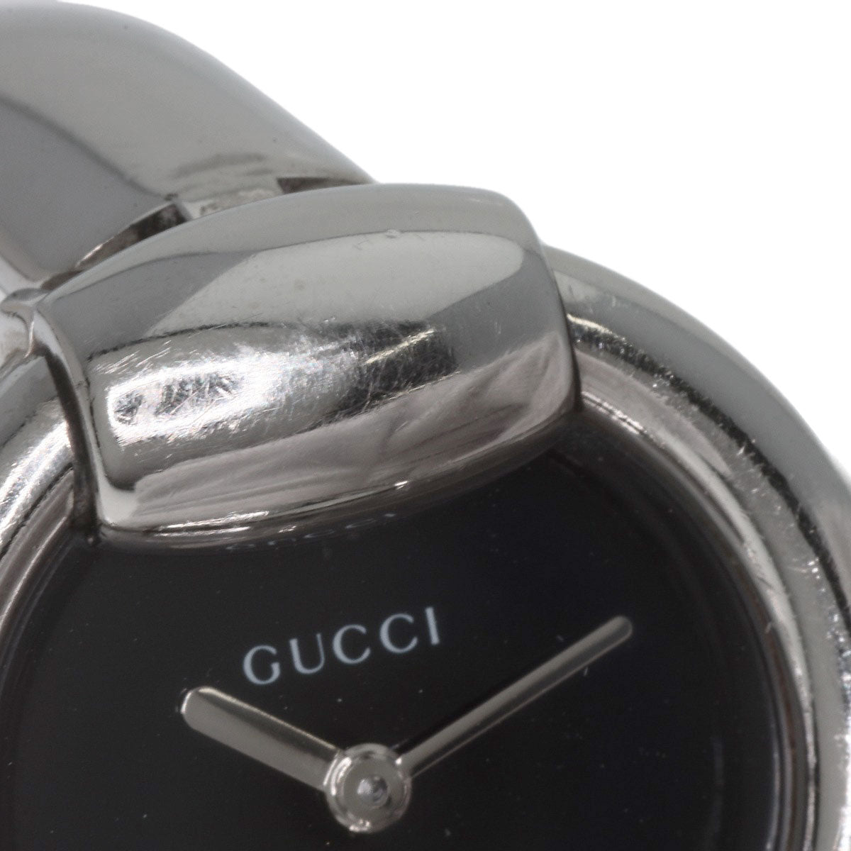 GUCCI グッチ 1400L ラウンドフェイス 腕時計 SS レディース 中古
