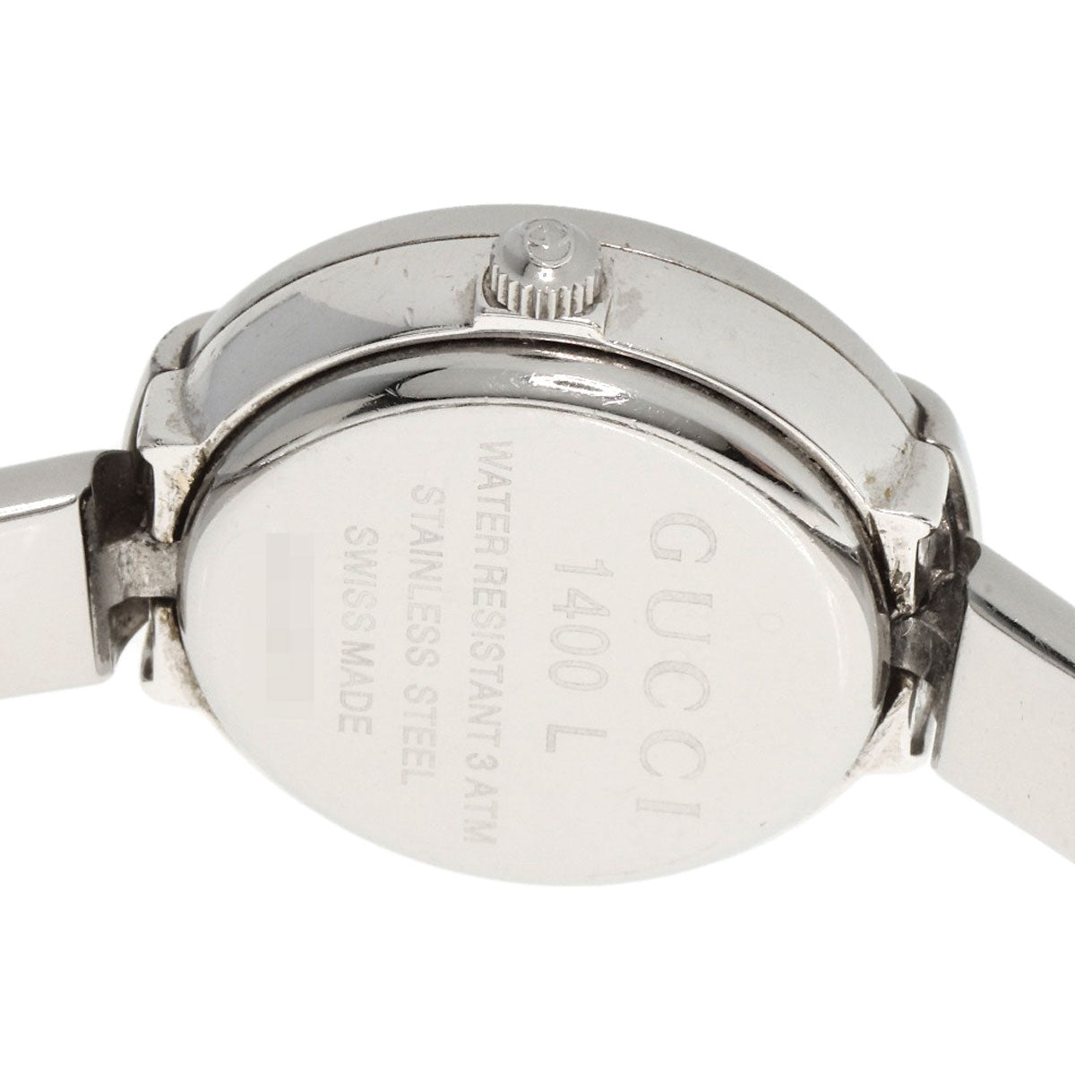 GUCCI グッチ 1400L ラウンドフェイス 腕時計 SS レディース 中古