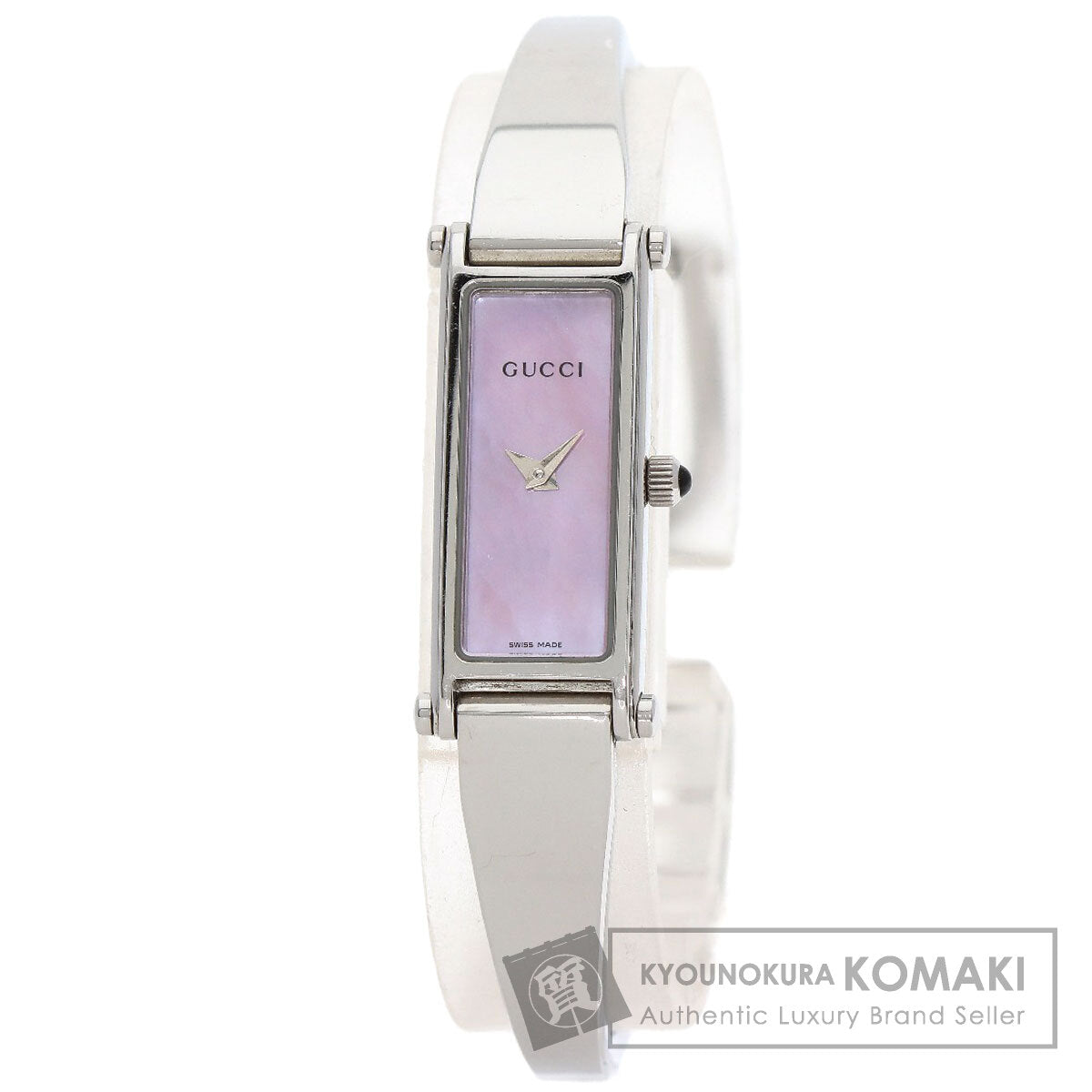 GUCCI グッチ 1500L スクエアフェイス 腕時計 SS レディース 中古