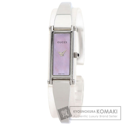 GUCCI グッチ 1500L スクエアフェイス 腕時計 SS レディース 中古