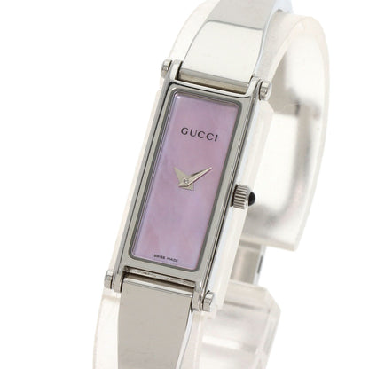 GUCCI グッチ 1500L スクエアフェイス 腕時計 SS レディース 中古