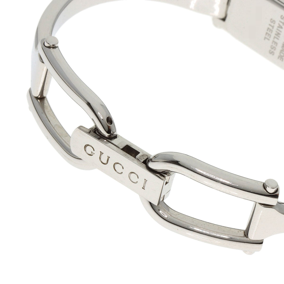 GUCCI グッチ 1500L スクエアフェイス 腕時計 SS レディース 中古