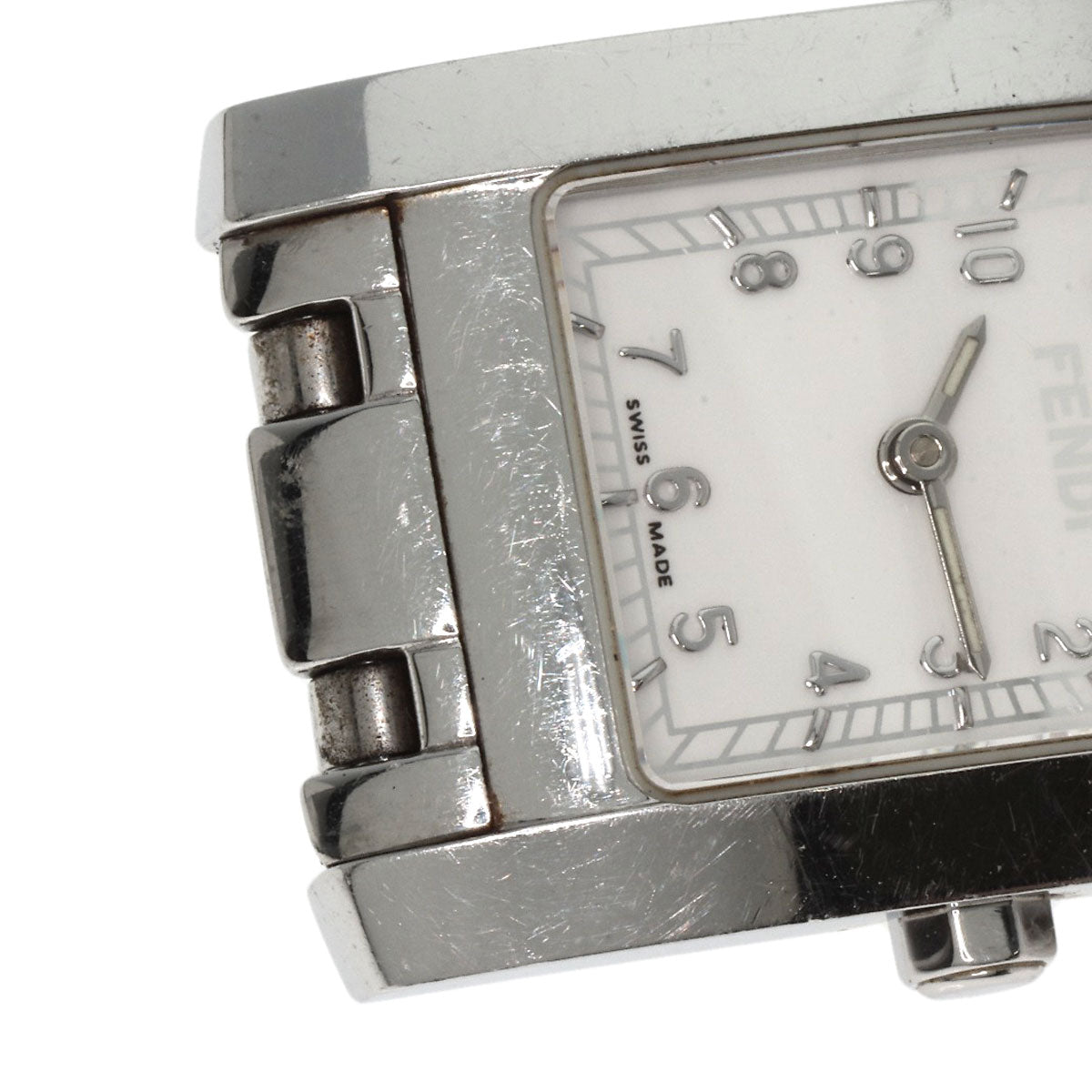 FENDI フェンディ 7000L スクエアフェイス 腕時計 SS レディース 中古