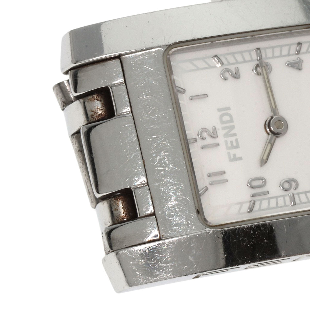 FENDI フェンディ 7000L スクエアフェイス 腕時計 SS レディース 中古