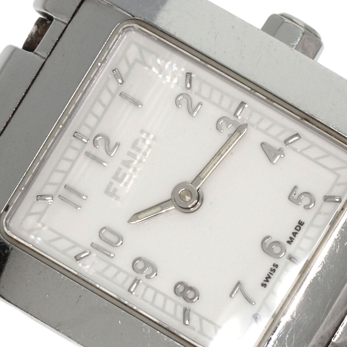FENDI フェンディ 7000L スクエアフェイス 腕時計 SS レディース 中古
